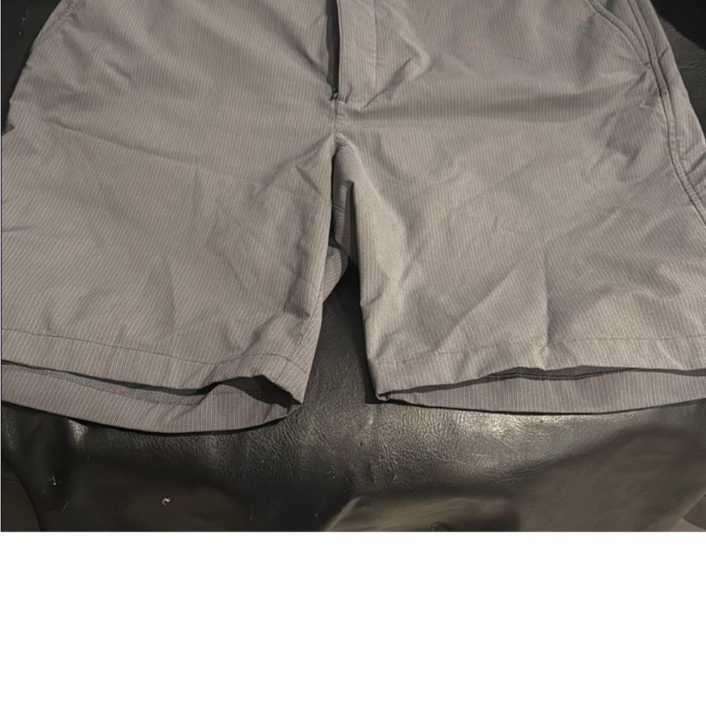 Joseph A Gray Flat Front Shorts Casual Style